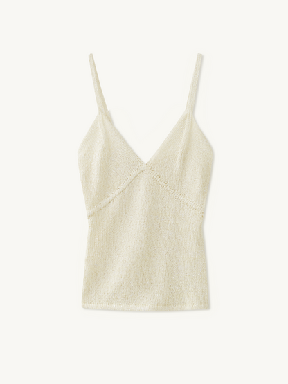 Carolina Camisole - Ivory Sequin