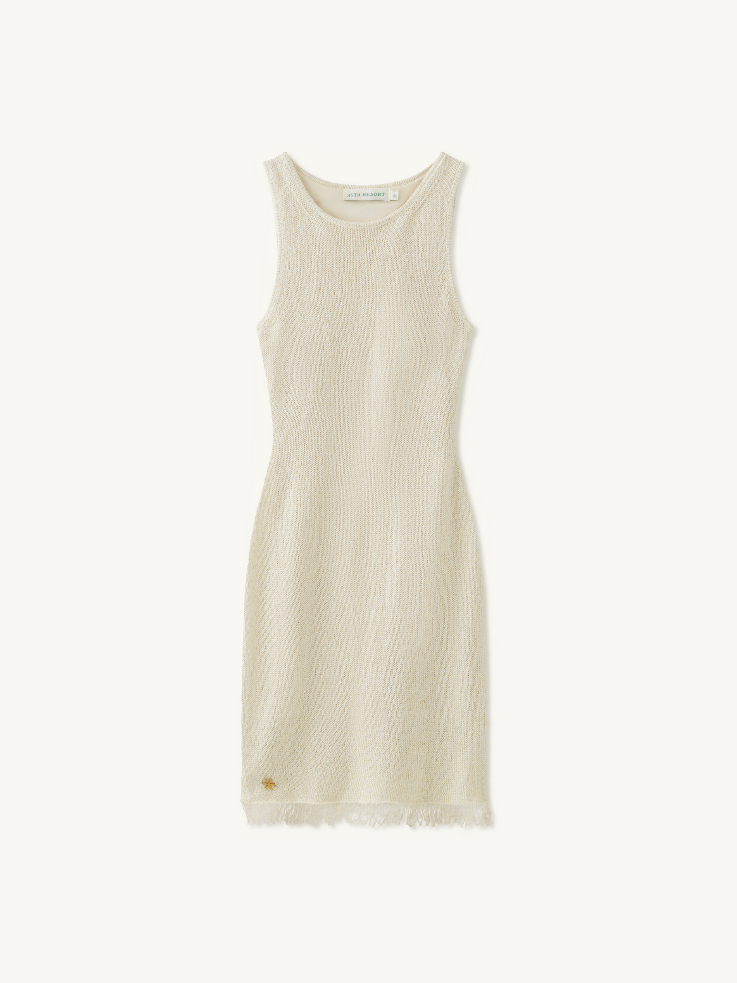 Natalia Mini Dress - Ivory Sequin