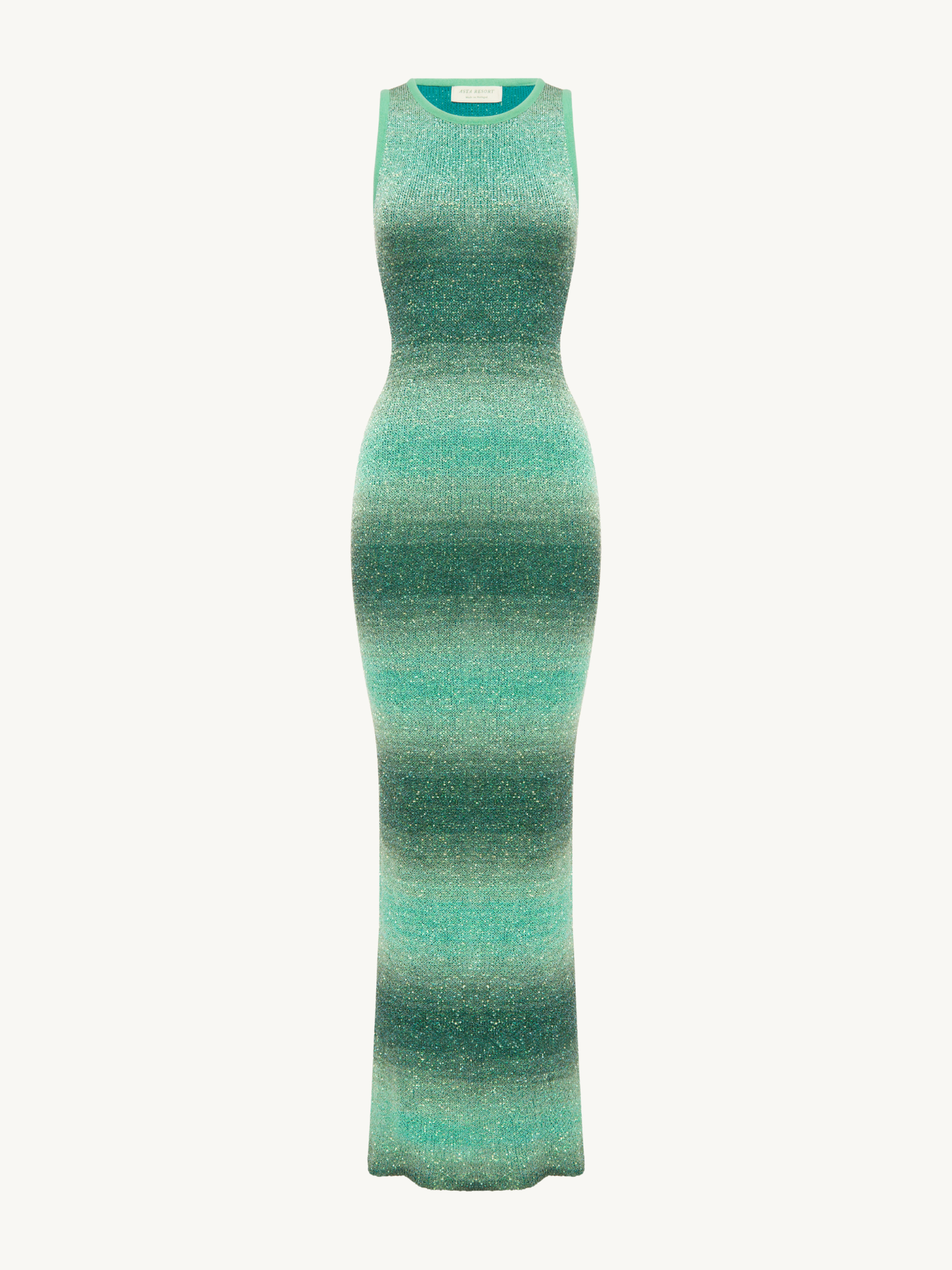 Natalia Ombre Dress - Palm Green Sequin