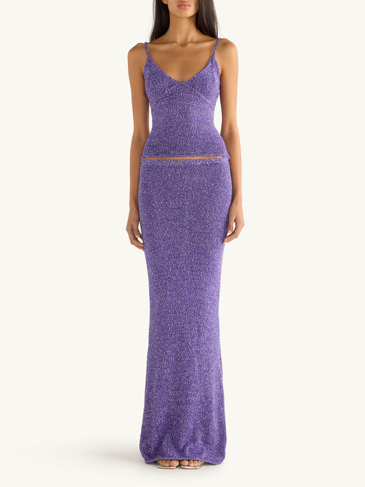 Carolina Camisole - Violet Sequin
