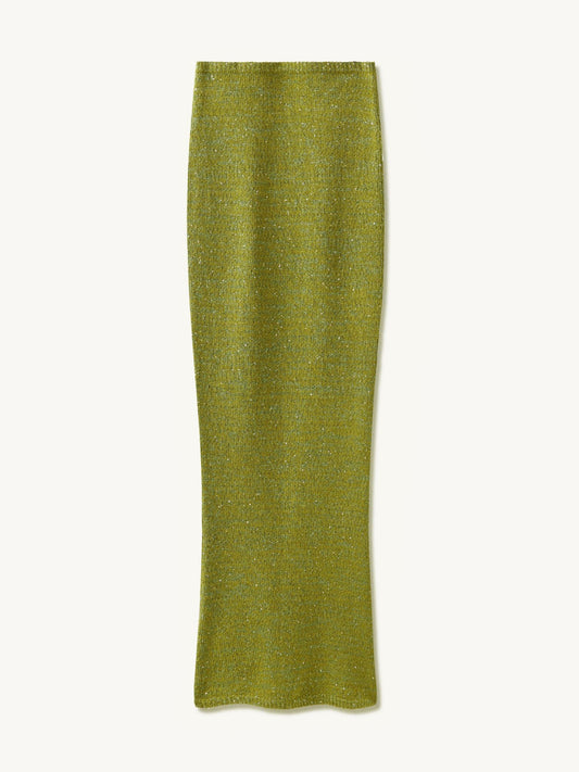 Carolina Skirt - Olive Oil Sequin