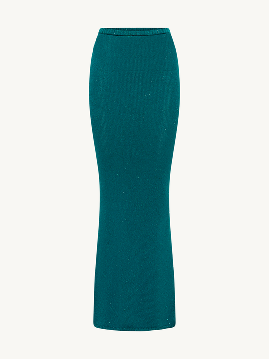 Carolina Skirt - Palm Green Sequin
