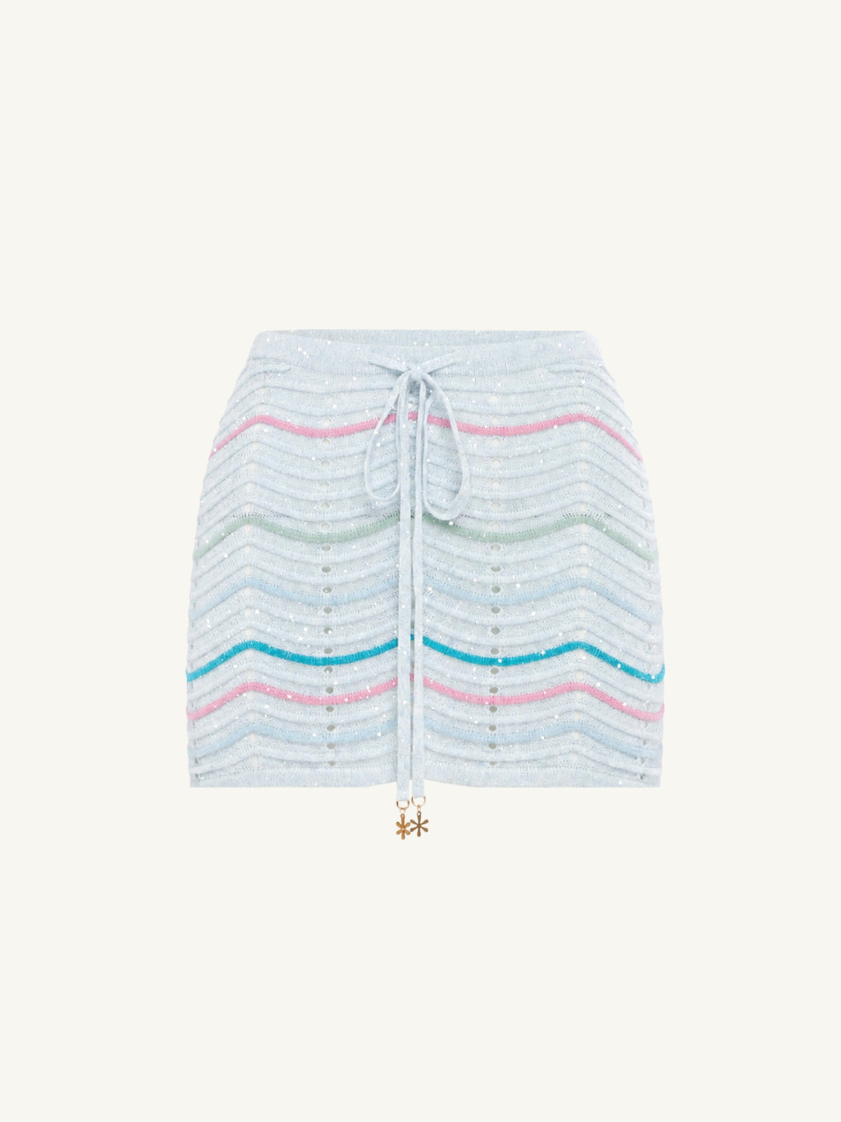 Nadine Mini Skirt - Gemstone Stripe