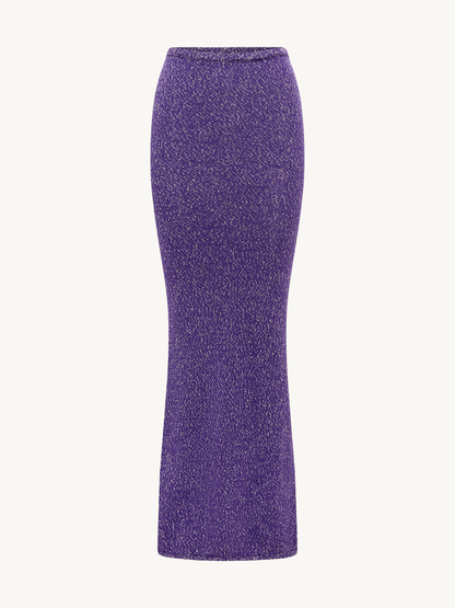 Carolina Skirt - Violet Sequin