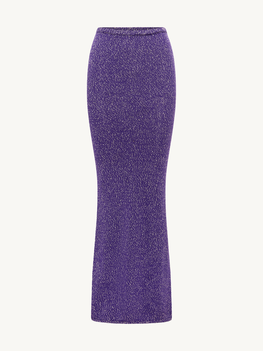 Carolina Skirt - Violet Sequin