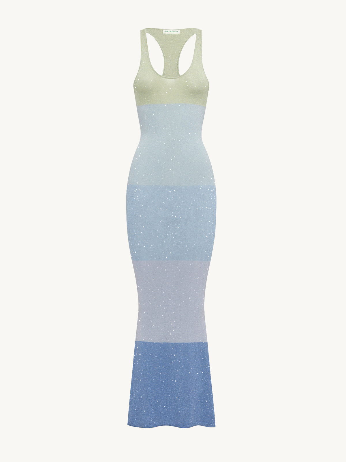 Anabell Dress - Sea Blue Stripe