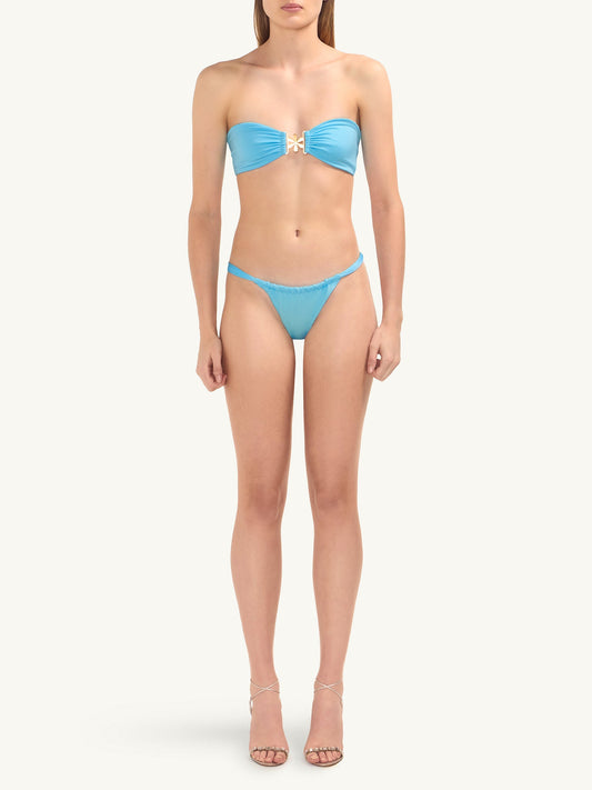 Mia Bikini Top - Baia Blue