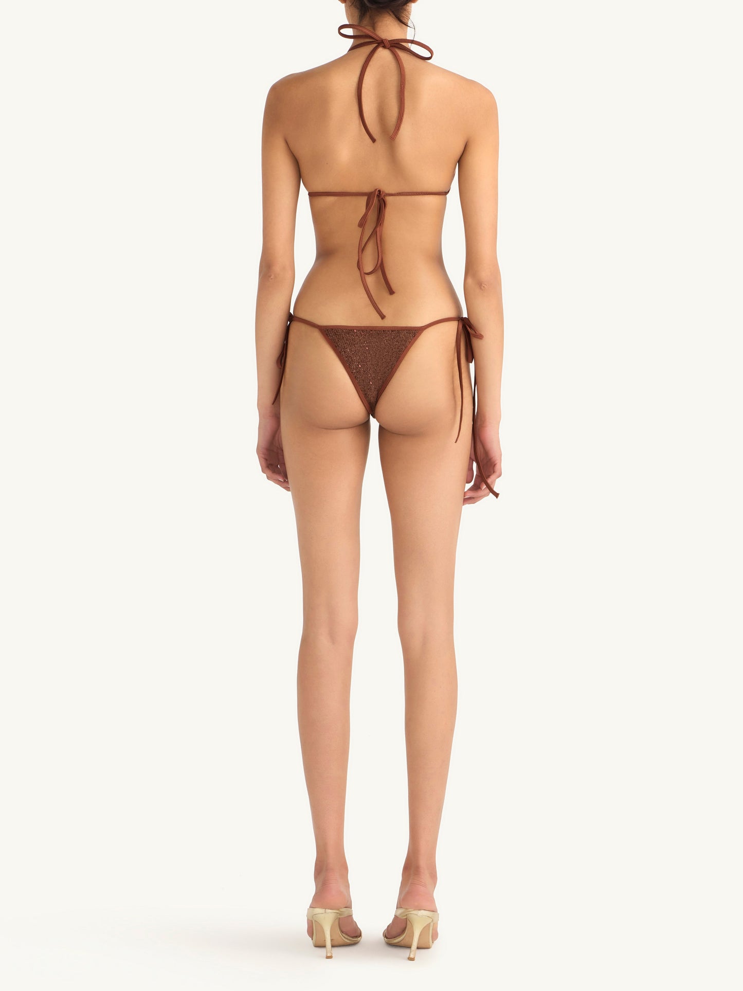 Lio Bikini Bottom - Chocolate Sequin