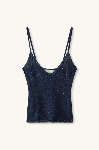 Navy Blue Sequin