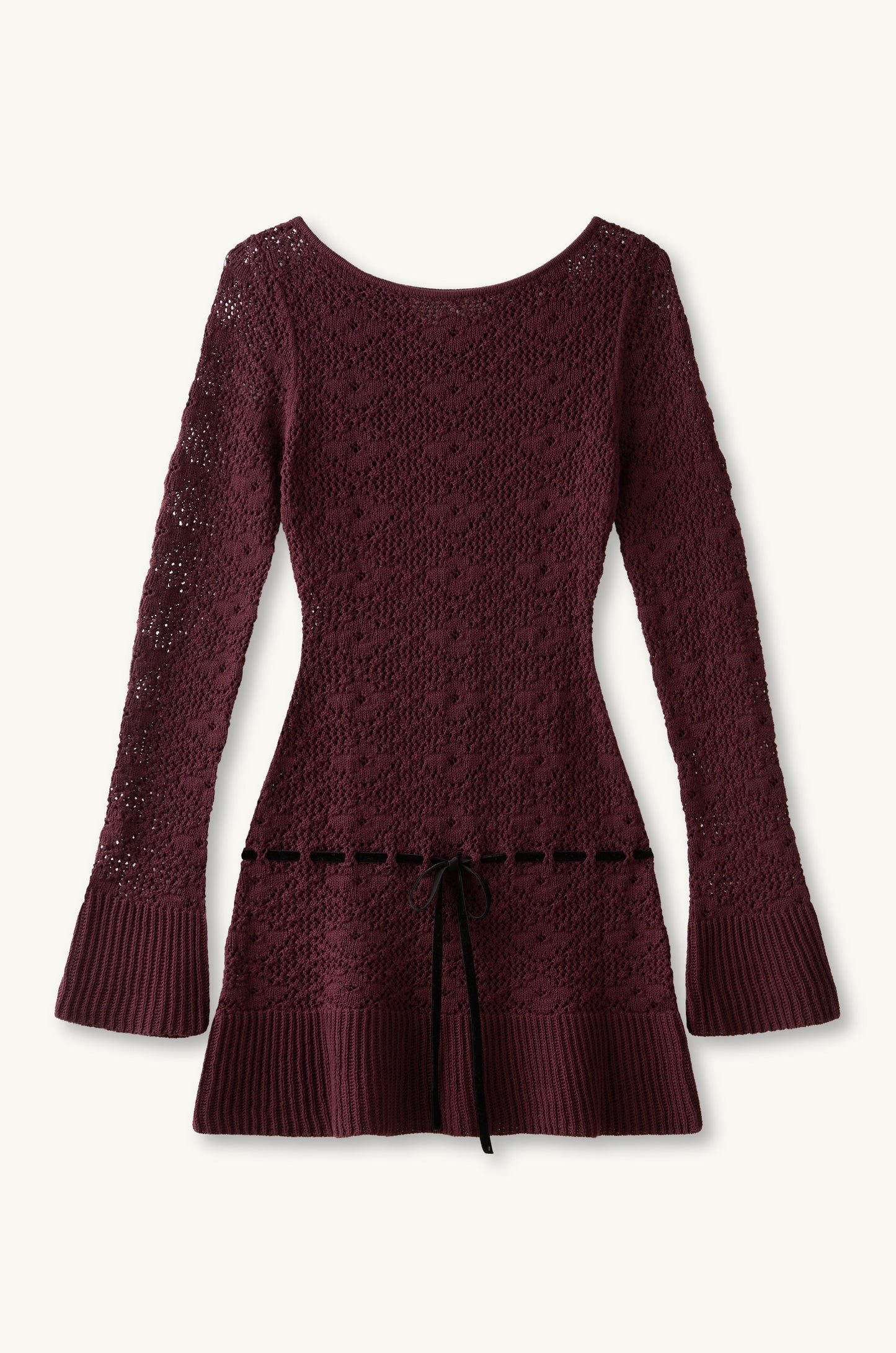 Vivienne Long Sleeve Mini Dress - Port