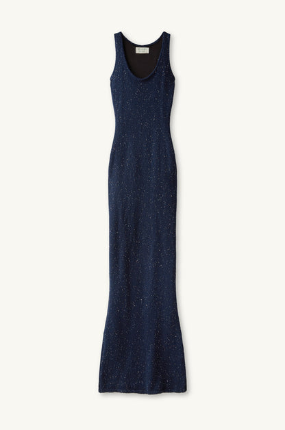 Ana Dress - Navy Sequin