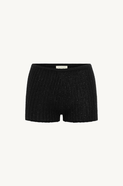 Isla Mini Shorts - Black Sequin