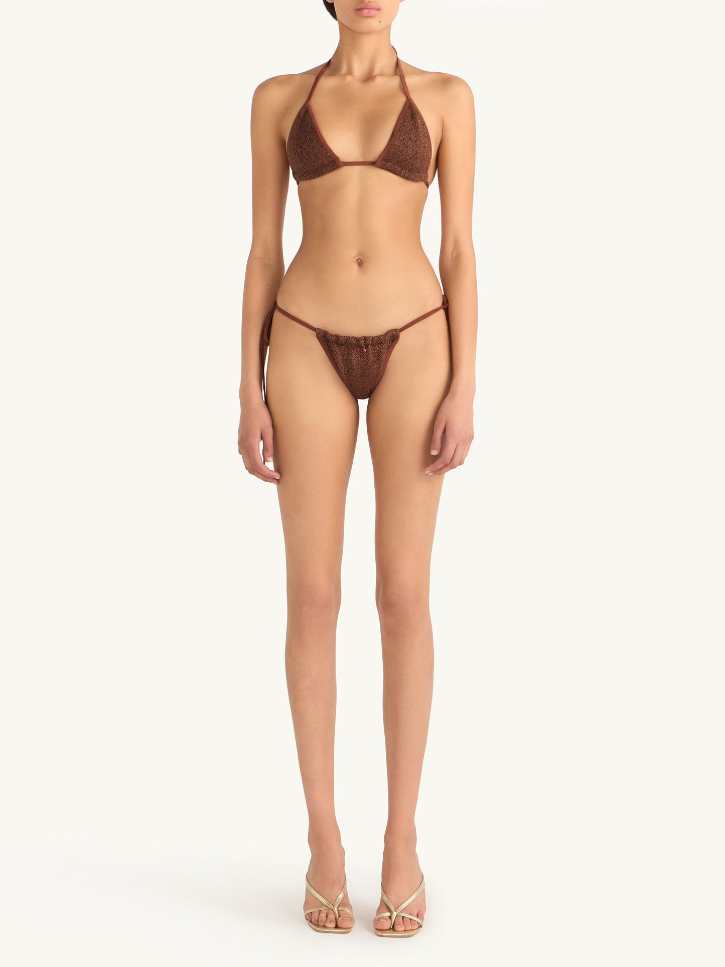 Lio Bikini Bottom - Chocolate Sequin