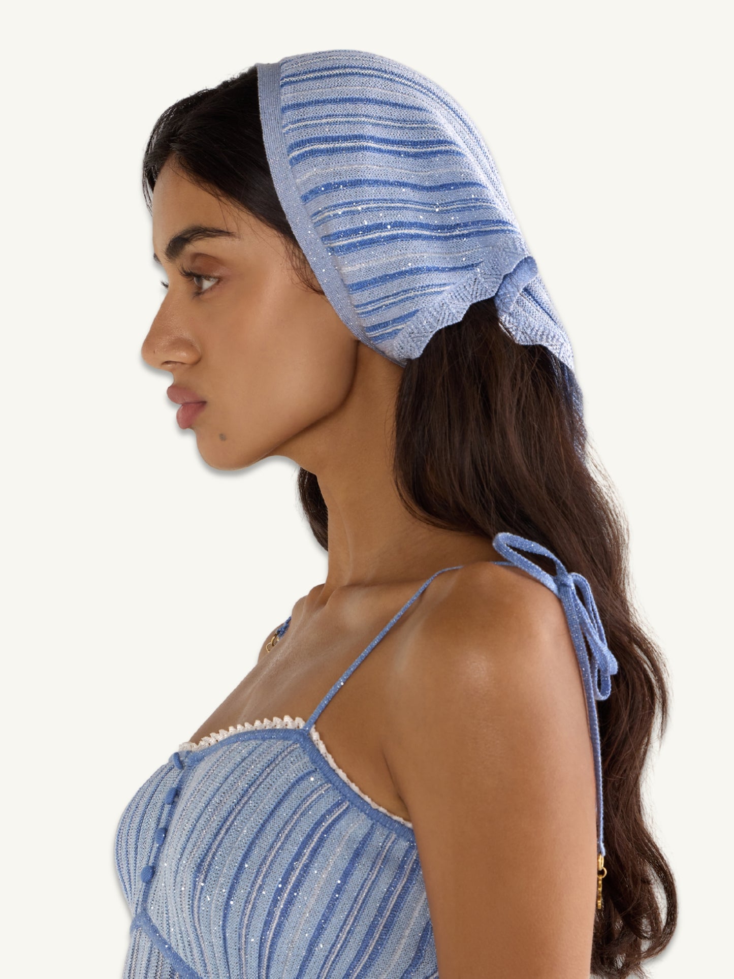 Bandana - Sea Mist/Sailor Blue Stripe