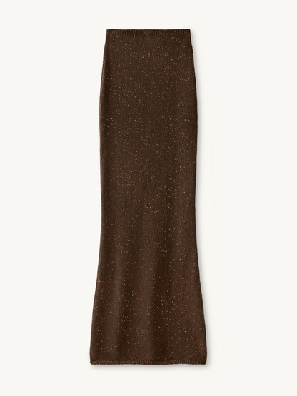 Carolina Skirt - Dark Chocolate Sequin