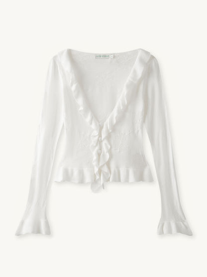Vanessa Cardigan - Venetian White