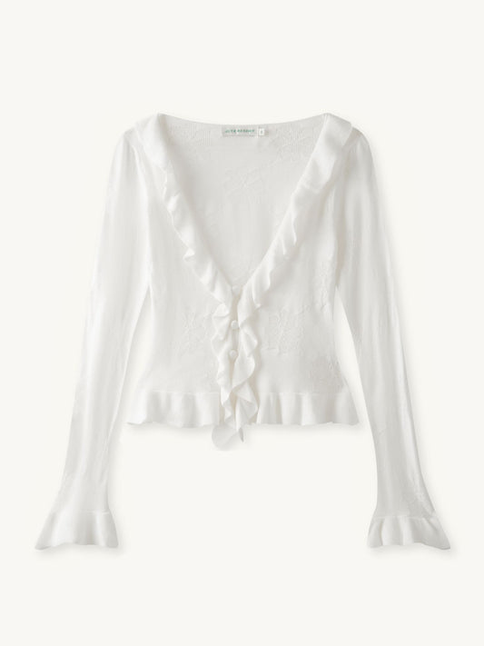Vanessa Cardigan - Venetian White