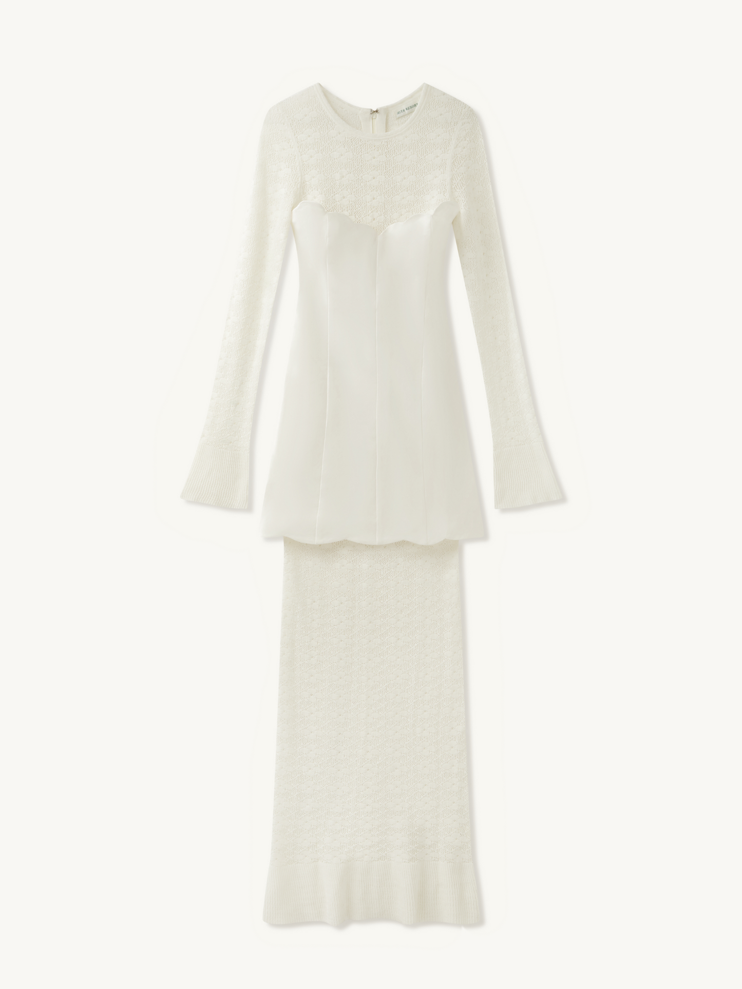 Miranda Long Sleeve Dress - Ivory