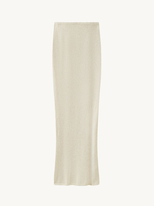 Carolina Skirt - Ivory Sequin