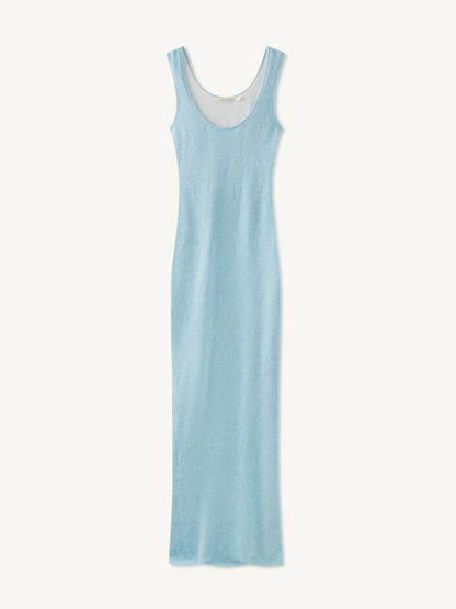 Ana Dress - Baia Blue Sequin