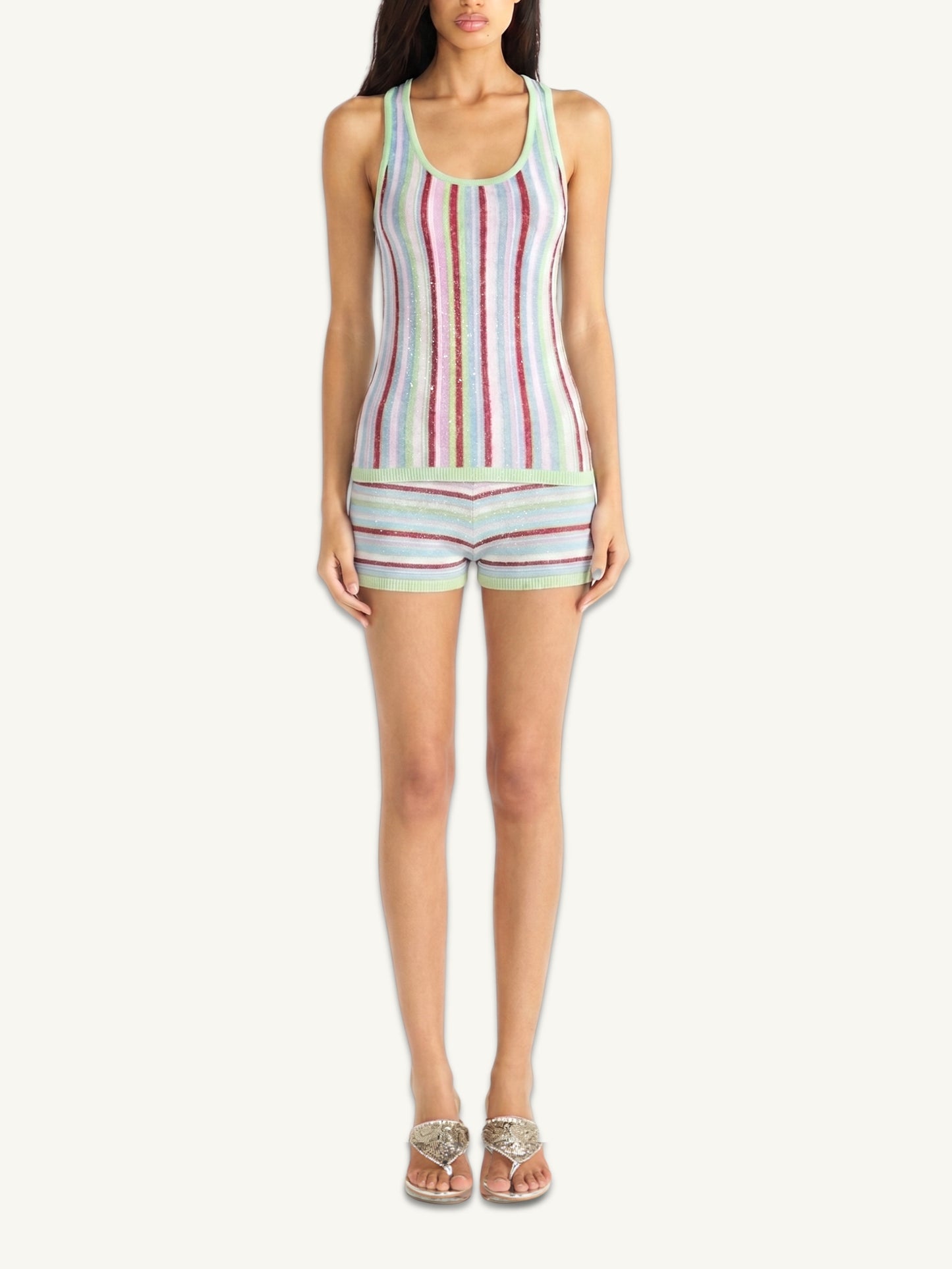 Anabell Tank - Multi Stripe