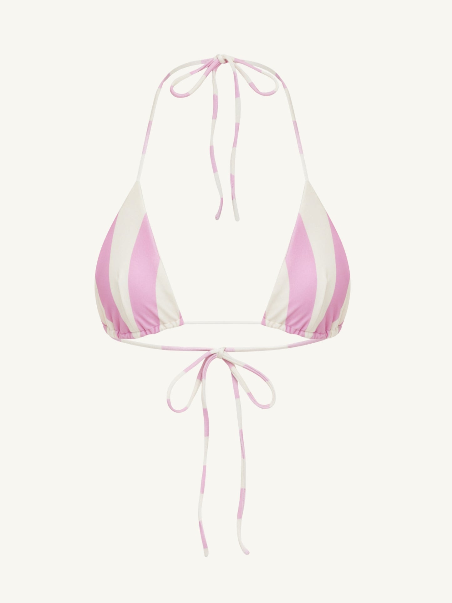 Aria Bikini Top - Hydrangea Pink Stripe