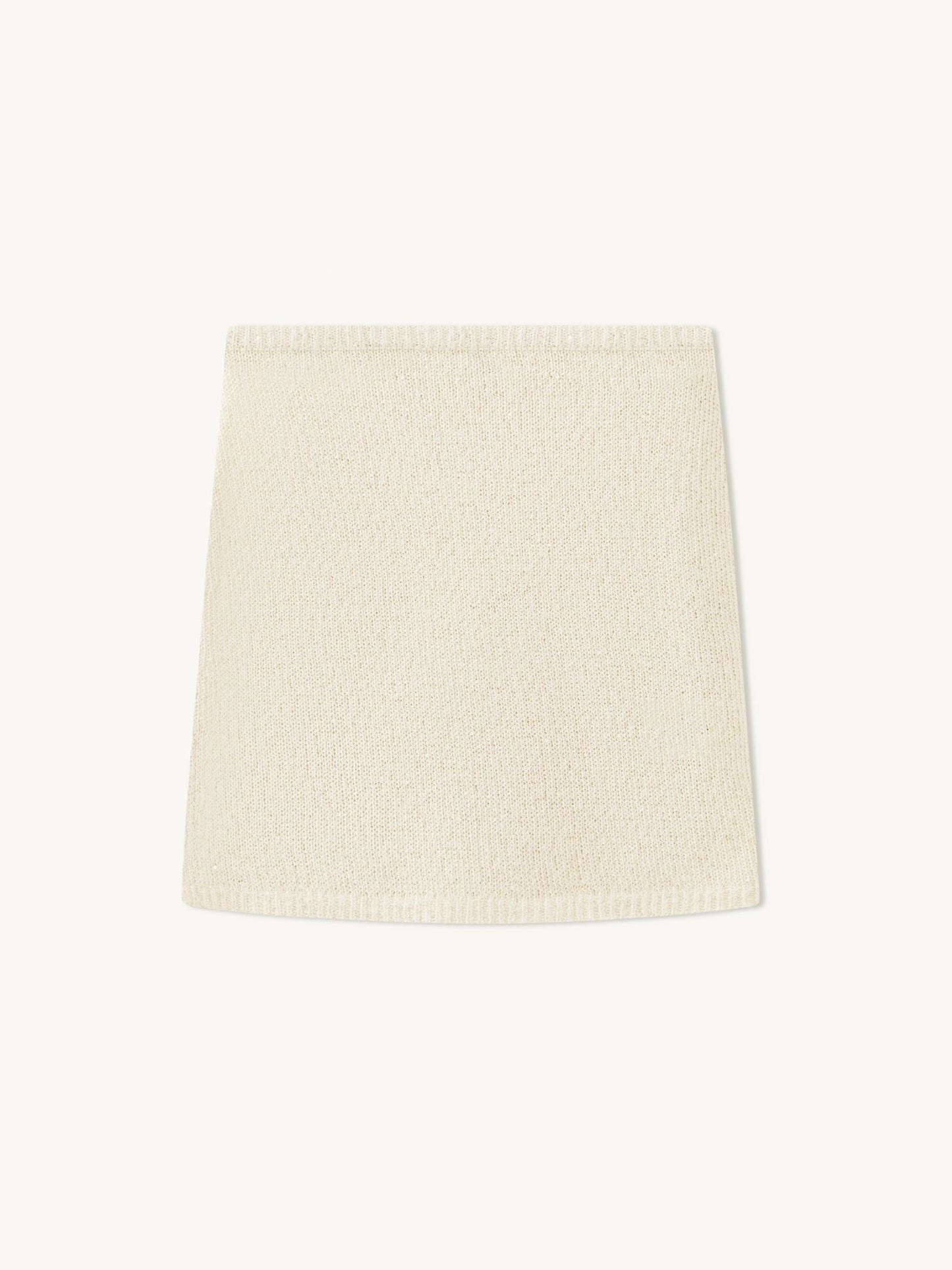 Ana Mini Skirt - Ivory Sequin