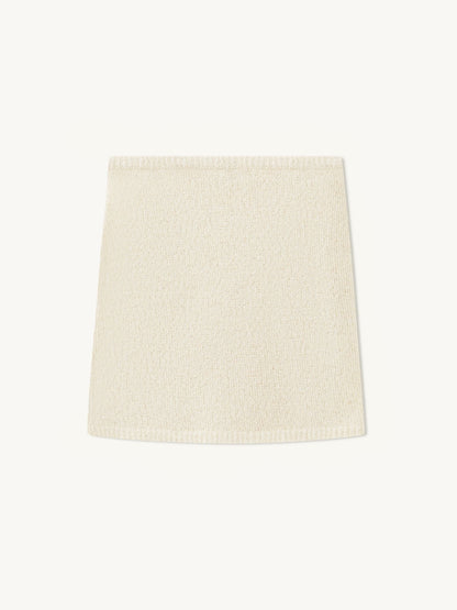 Ana Mini Skirt - Ivory Sequin