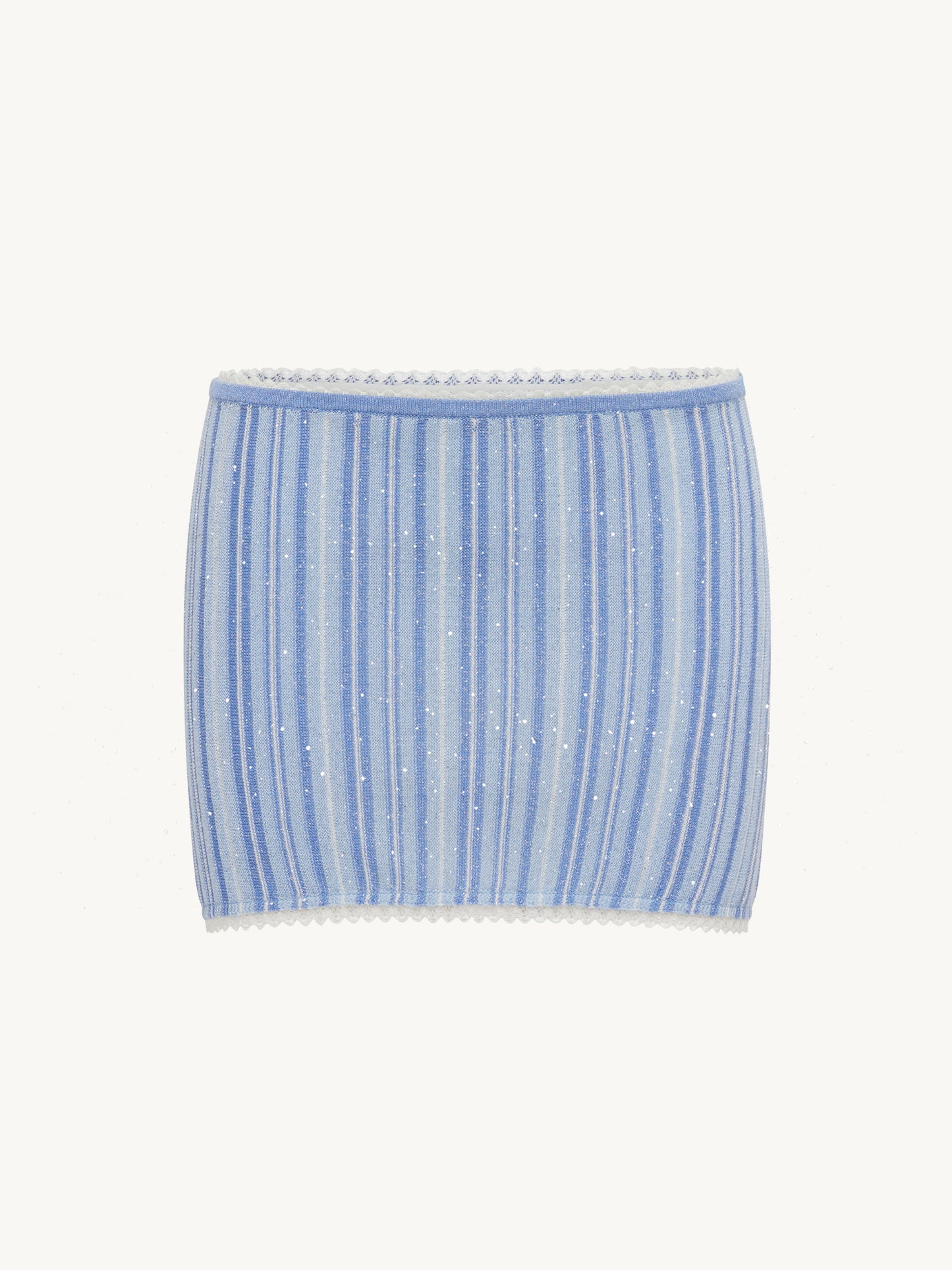 Cleo Mini Skirt - Sea Mist/Sailor Blue Stripe