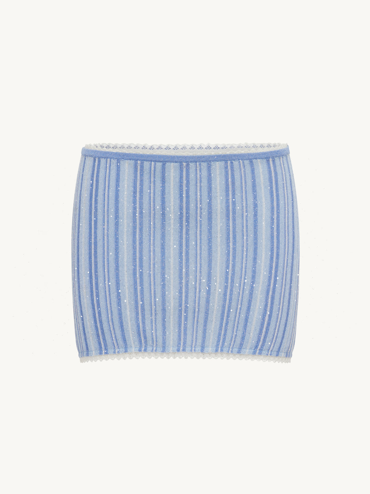 Cleo Mini Skirt - Sea Mist/Sailor Blue Stripe