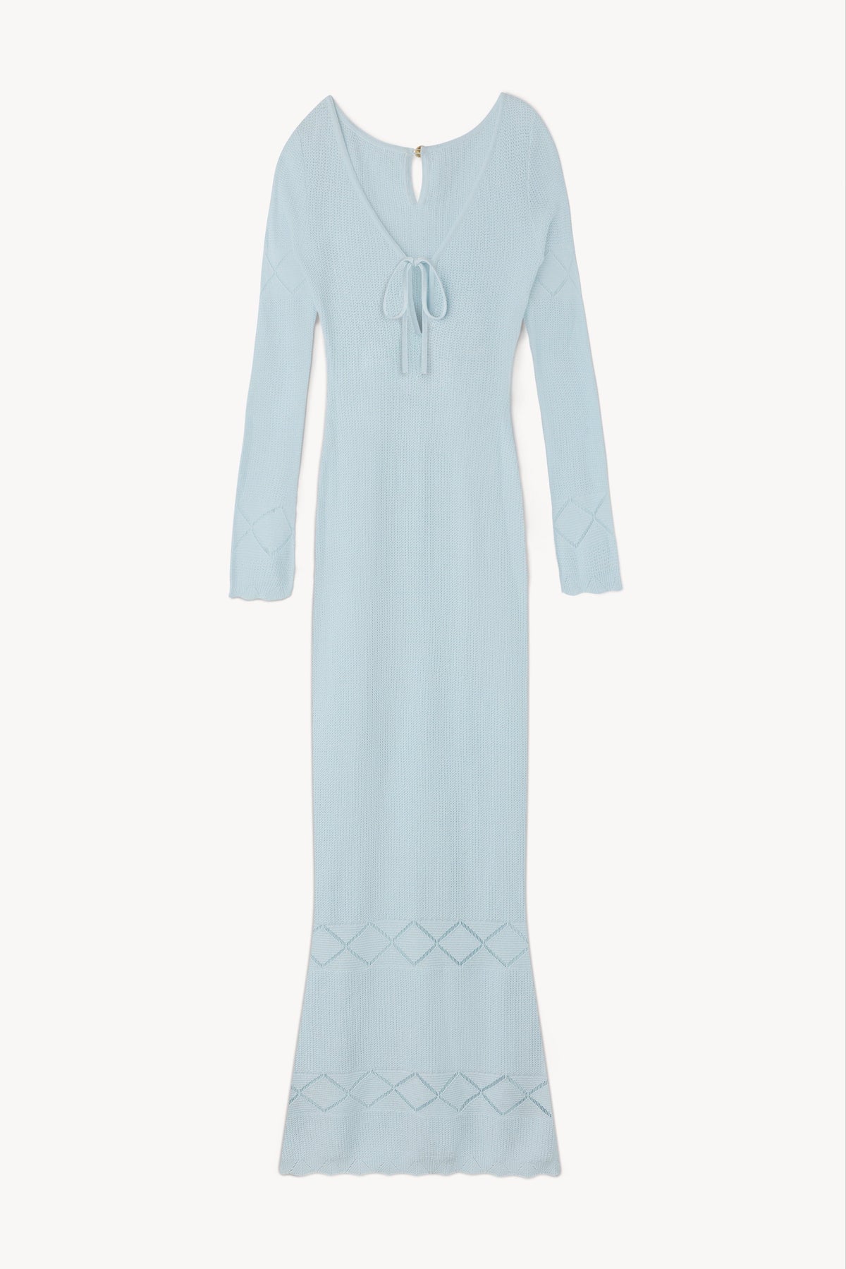 Rita Crochet Dress - Sky Blue