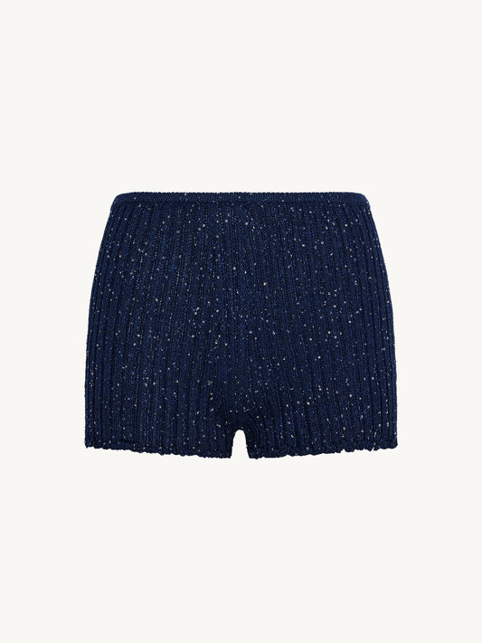 Isla Mini Short - Navy Sequin
