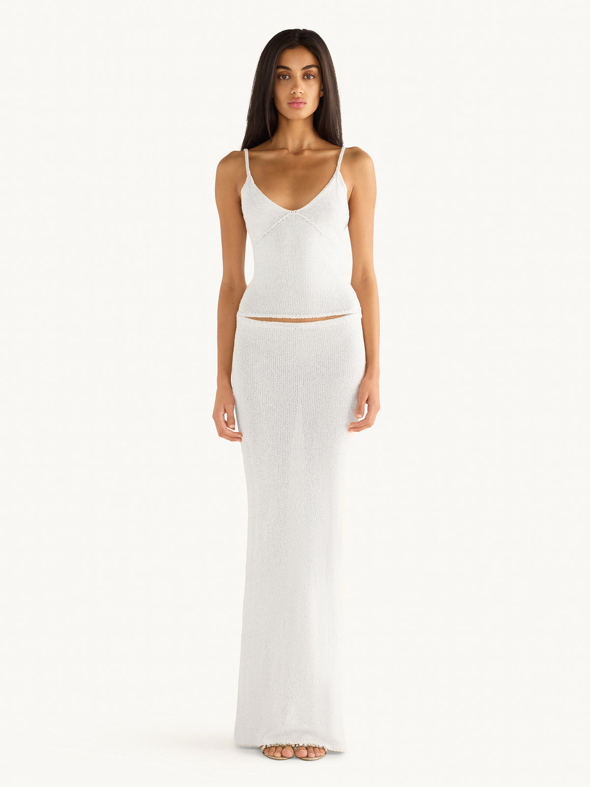 Carolina Skirt - Star White Sequin