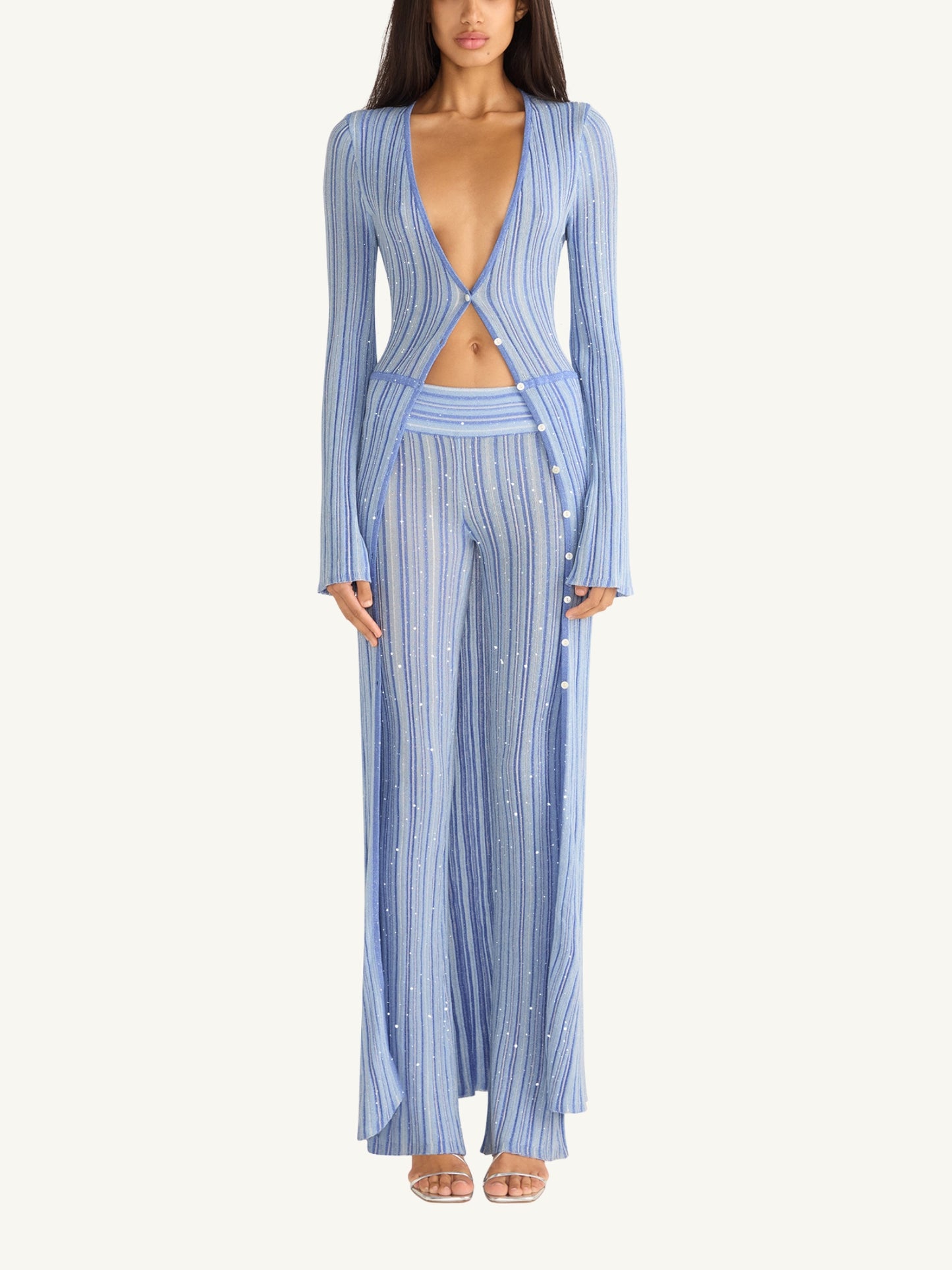 Maribel Pant - Sea Mist/Sailor Blue Stripe