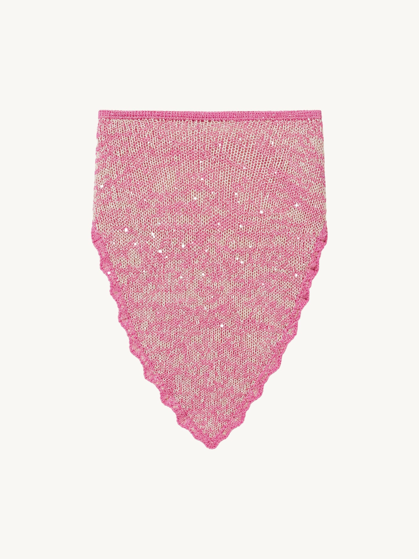 Paillette Bandana - Hydrangea Pink Sequin