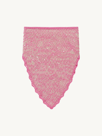 Paillette Bandana - Hydrangea Pink Sequin