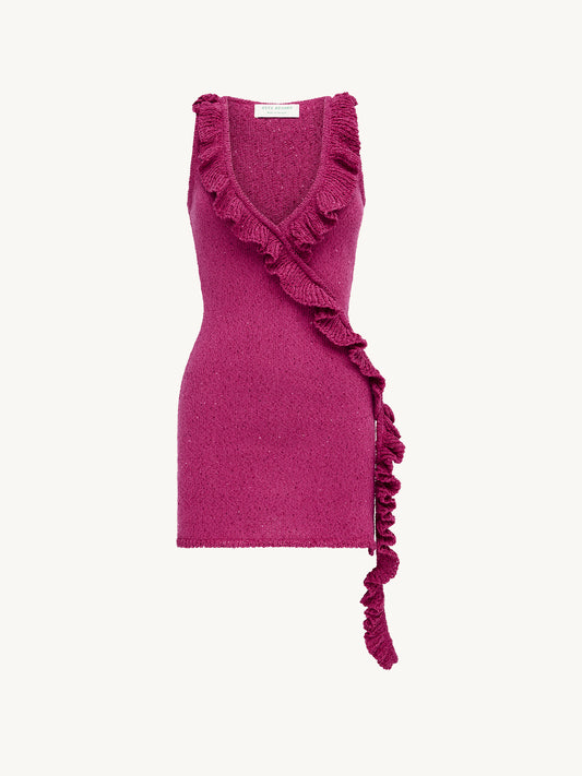 Antonella Mini Dress - Geranium Sequin