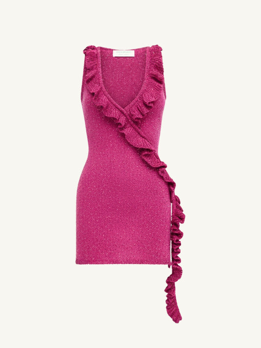 Antonella Mini Dress - Geranium Sequin