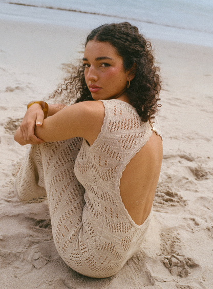 Eve Dress - Sand Shimmer