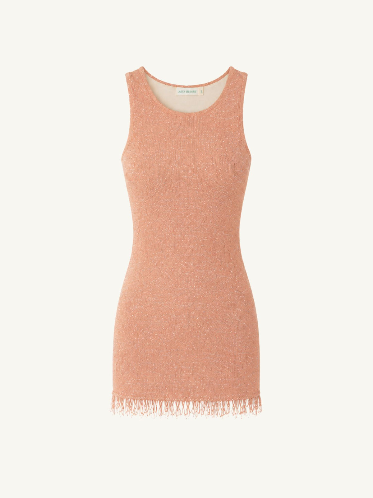 Natalia Mini Dress - Peach Sequin